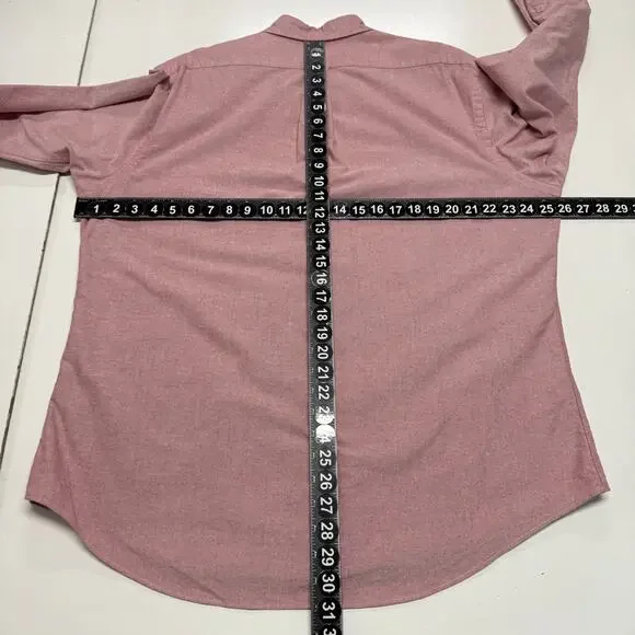 Ralph Lauren Shirt Mens XL Pink Oxford Flesh Pony‎ Custom Fit Long Sleeve Preppy - Picture 3 of 12